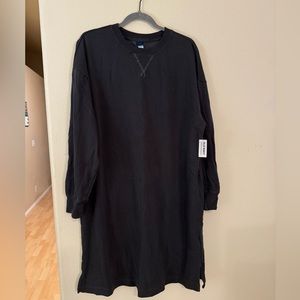 Grey loungewear long sleeve dress